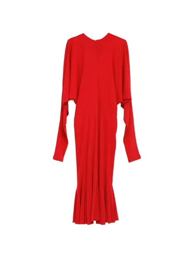 Jacquemus Cut-out Midi Dress In Red