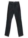 Jacquemus Straight Jeans In Dark Blue Denim