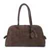 Jacquemus Womens Dark Brown Le Turismo Embossed Leather-suede Shoulder Bag In Brown