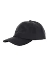 Jacquemus Grey Baseball Cap With Logo Lettering Embroidery On The Front In Wool Man In Black