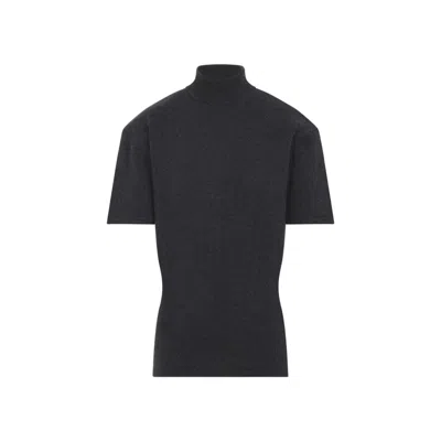 JACQUEMUS DARK GREY KNITTED SWEATER