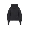 Jacquemus Dark Grey Virgin Wool La Maille Pallone Pullover In Black