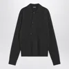Jacquemus Dark Grey Wool And Cashmere Cardigan Men In Gray