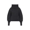 Jacquemus Dark Grey Virgin Wool La Maille Pallone Pullover In Animal Print