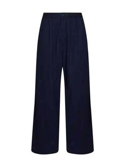 Jacquemus Dark Navy The De-nîmes Pyjama Denim Pants In Blue