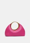 Jacquemus Dark Pink Le Petit Calino Top-handle Bag In Dark Pink