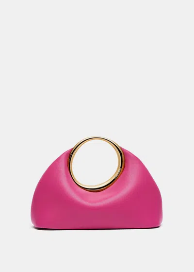 JACQUEMUS JACQUEMUS DARK PINK LE PETIT CALINO TOP-HANDLE BAG