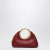 Jacquemus Mini Calino Leather Top Handle Bag In Red