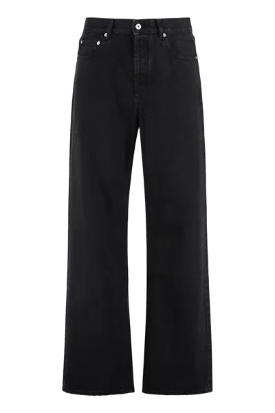 JACQUEMUS DE-NÎMES 5-POCKET STRAIGHT-LEG JEANS