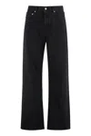 Jacquemus Black Le De-nimes Droit Jeans In Black