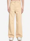 Jacquemus De-nimes Baggy Jeans In Beige