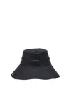 Jacquemus De-nimes Bucket Hat With Logo In Blue