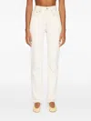 Jacquemus De-nimes Button-up Trousers In Neutral