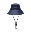 Jacquemus Le Bob De-nimes Bucket Hat Navy In Blue