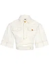 Jacquemus White La Casa 'le Haut De-nîmes' Denim Shirt In Neutrals