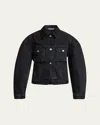 Jacquemus De-nimes Denim Jacket In Black