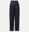 Jacquemus Women's Le Cargo De-nîmes Jean In Dark Navy