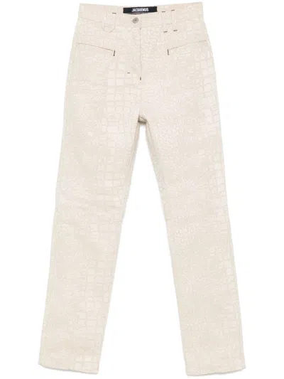 JACQUEMUS DE-NÎMES JEANS - WOMEN'S - COTTON/POLYESTER