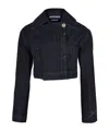 Jacquemus Lapel Long Sleeve Casual Jacket In Black