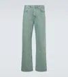 Jacquemus Straight Jeans In Green