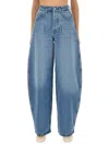 Jacquemus Le De-nimes Le De-nimes Ovalo Jeans In Blue