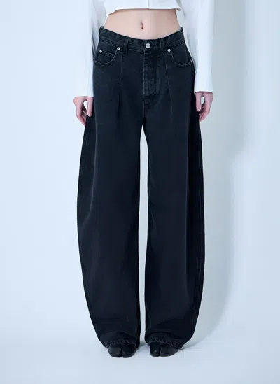 Jacquemus De-nîmes Ovalo Jeans In Black