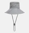 Jacquemus De-nîmes Striped Denim Bucket Hat