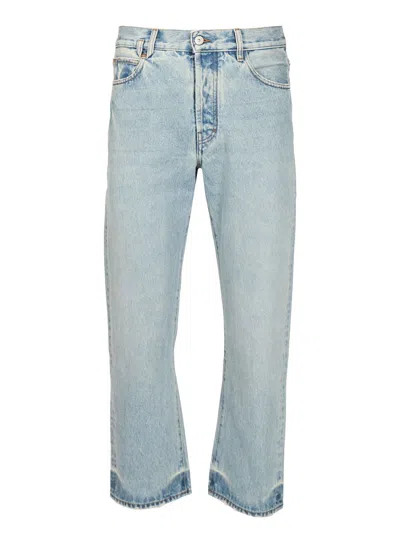 Jacquemus De-nîmes Venice Denim Trousers Jeans Light Blue