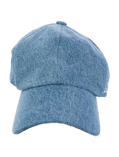Pre-owned Jacquemus Denim Baseball Cap In Blue
