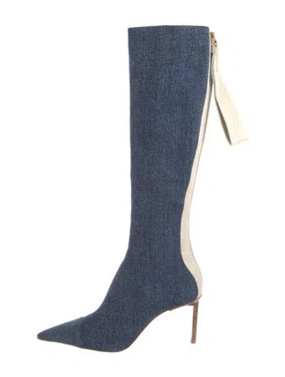 Pre-owned Jacquemus Denim Boots In Blue