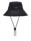 Jacquemus Denim Bucket Hat In Black