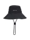 Jacquemus Denim Bucket Hat In Black