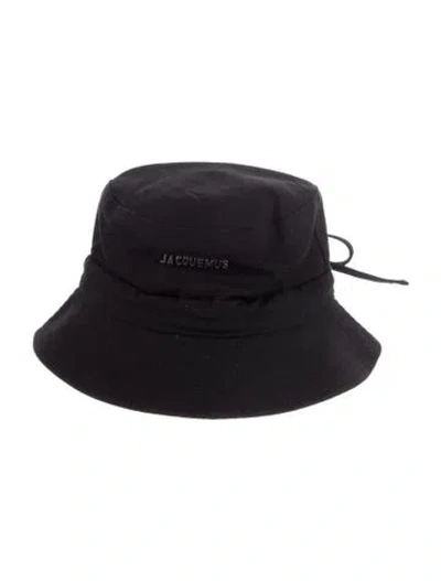 Pre-owned Jacquemus Denim Bucket Hat In Black