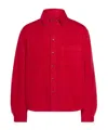 Jacquemus La Chemise Boulanger Shirt Jacket In Red