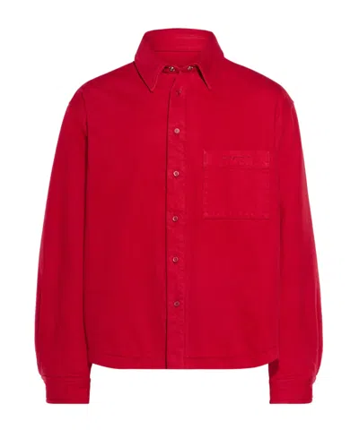 JACQUEMUS DENIM COAT SHIRT