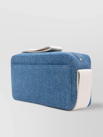 Jacquemus Le Cuerda Horizontal Messenger Bag In Blue