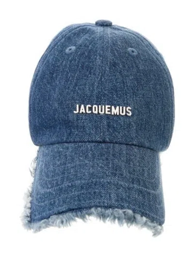 Pre-owned Jacquemus Denim Dad Hat In Blue