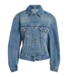 Jacquemus Denim Fitted Wide-sleeve Jacket