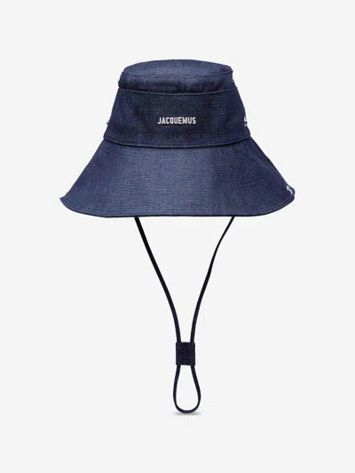 JACQUEMUS JACQUEMUS DENIM FISHERMAN HAT