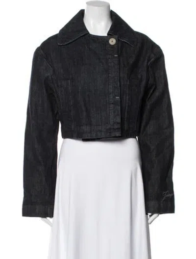 Pre-owned Jacquemus Denim Jacket In Black