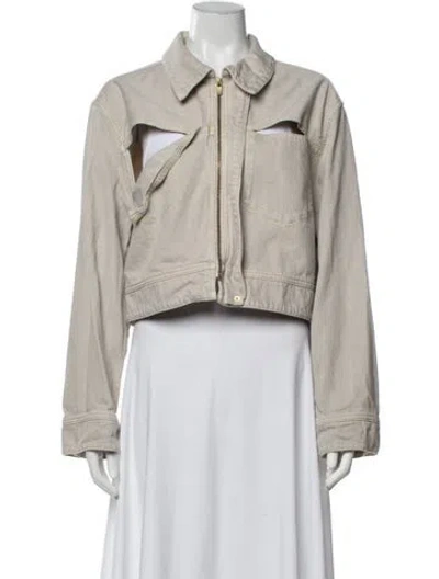 Pre-owned Jacquemus Denim Jacket In Neutrals