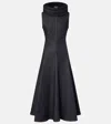 Jacquemus Sleeveless Flared Day Dress In Blue