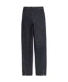 Jacquemus Denim Overalls In Black