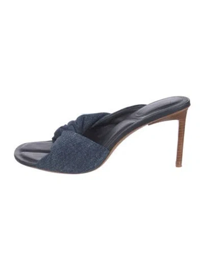 Pre-owned Jacquemus Denim Sandals In Blue