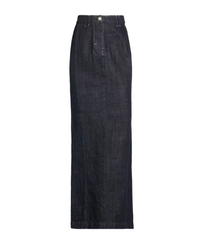 Jacquemus Denim Skirts In Blue