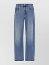Jacquemus Le De-nime Droit Jeans Multicolor In Blue