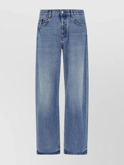 JACQUEMUS DENIM STRAIGHT JEANS BELT LOOPS
