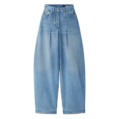 Jacquemus Denim Wide-leg Jeans In Blue