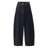 Jacquemus Jeans With Belt Loops In Black
