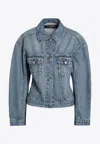 Jacquemus De-nîmes Denim Jacket In Blue